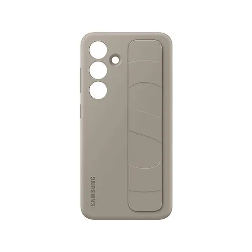 SAMSUNG Standing Grip Case, Backcover, Samsung, Galaxy S24, Taupe