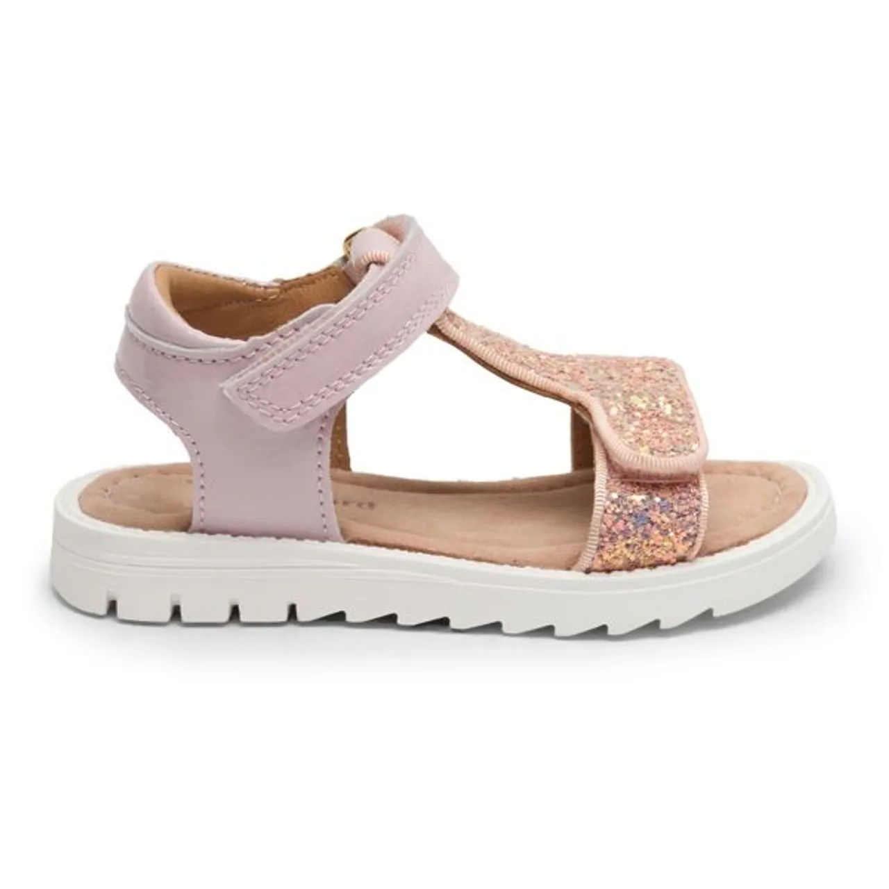 Sandale BISGAARD "alma" Gr. 33, rosa (rosa glitter) Kinder Schuhe Mädchenschuhe