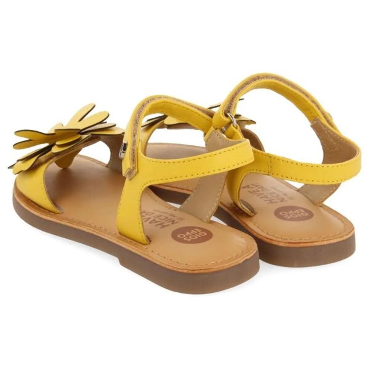 Sandale GIOSEPPO KIDS "Cres" Gr. 38, gelb Kinder Schuhe Mädchenschuhe