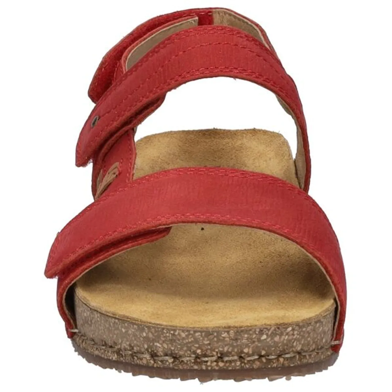 Sandale JOSEF SEIBEL "Hannah" Gr. 38, rot Damen Schuhe Sandalen Sommerschuh, Sandalette, Klettschuh, mit praktischem Klettverschluss