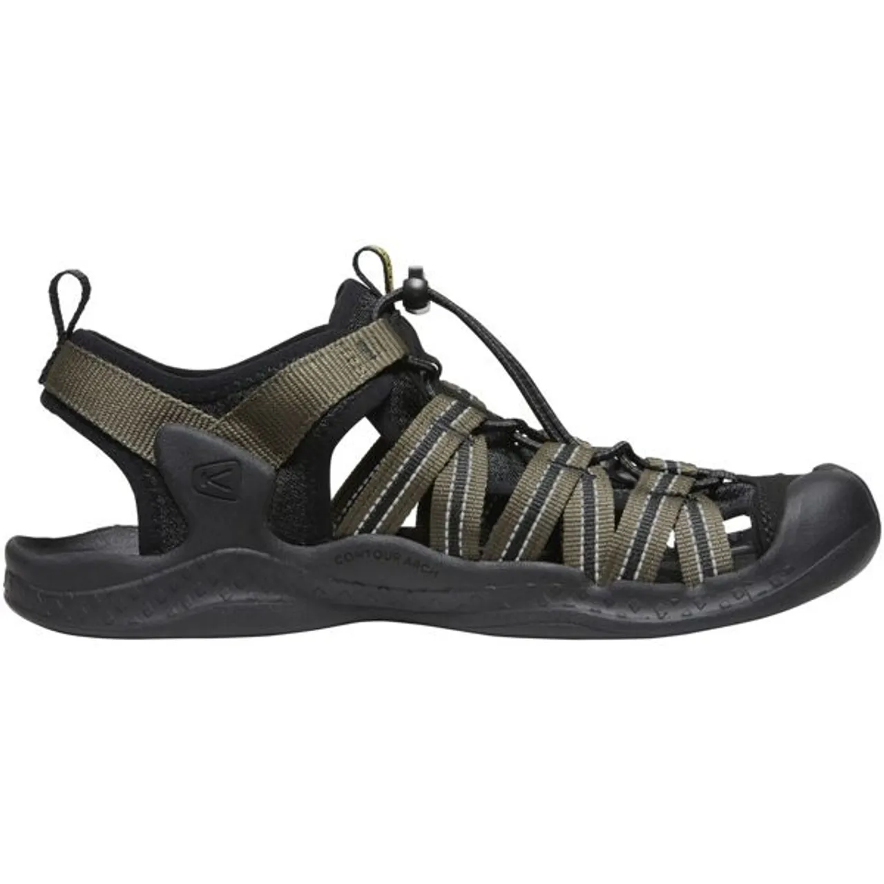 Sandale KEEN "DRIFT CREEK H2" Gr. 44, grün (dark olive, black) Schuhe Stoffschuhe