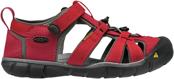 Sandale KEEN "SEACAMP II CNX" Gr. 24, rot (ziegelrot, schwarz) Schuhe