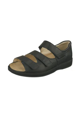 Sandale NATURAL FEET "Marokko XL" Gr. 43, schwarz Herren Schuhe Sandalen
