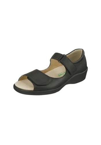 Sandale NATURAL FEET "Tunis" Gr. 35, schwarz Damen Schuhe Sandalen