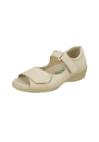 Sandale NATURAL FEET "Tunis" Gr. 37, beige Damen Schuhe Sandalen