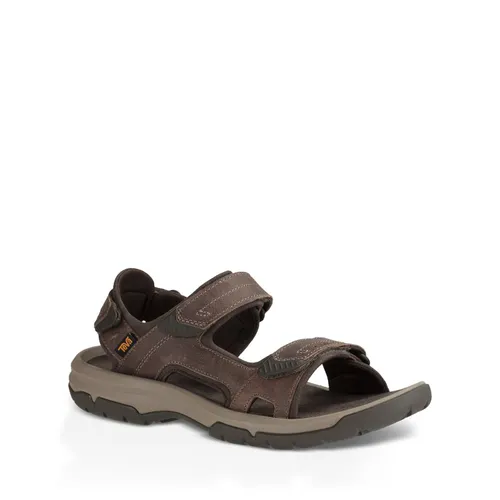 Sandale TEVA "Langdon Sandal" Gr. 43, braun (walnut) Schuhe Stoffschuhe