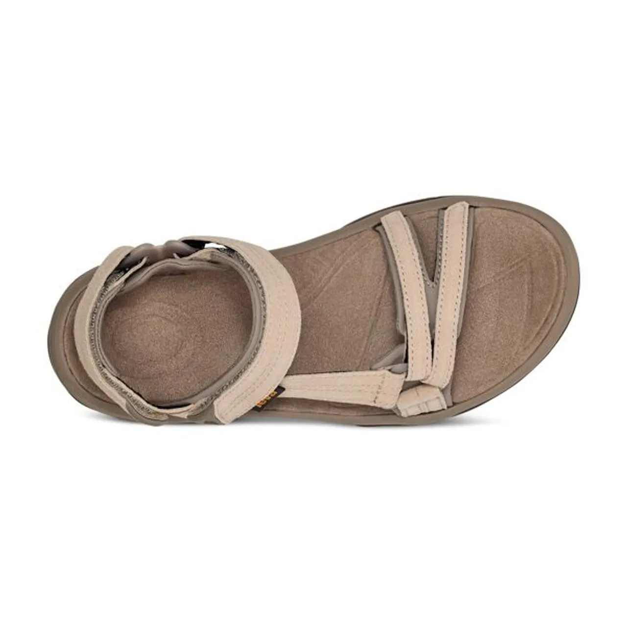 Sandale TEVA "Terra Fi Lite Suede" Gr. 38, grau (feather grey) Schuhe Damen-Outdoorbekleidung