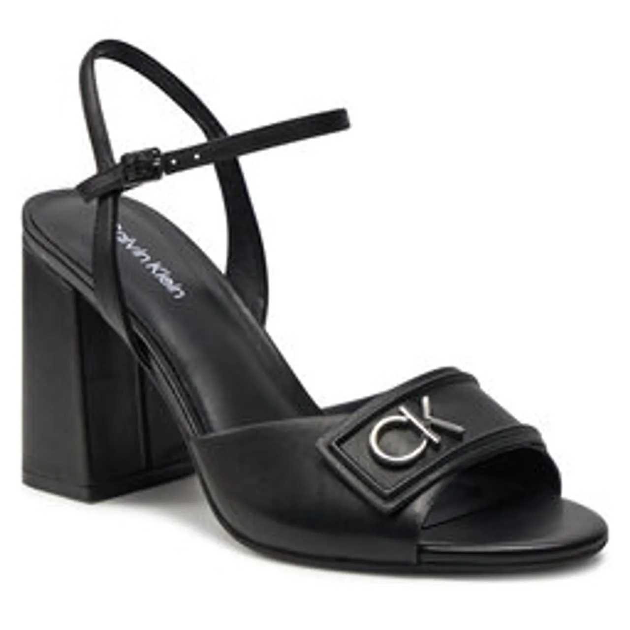 Sandalen Calvin Klein Heel Sandal 85 Relock Lth HW0HW01937 Ck Black BEH