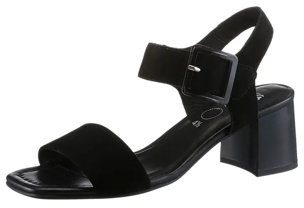 Sandalette ARA "BRIGHTON" Gr. 8,5 (42,5), schwarz Damen Schuhe Sandaletten