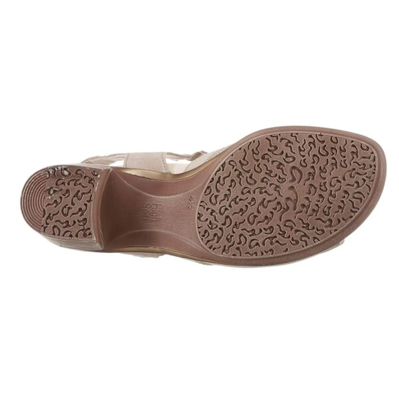 Sandalette ARA "LUGANO" Gr. 3 (35,5), beige (sand) Damen Schuhe Sandaletten Sommerschuh, Sandale, Blockabsatz, mit Gummizug und Klettverschluss
