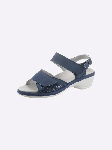 Sandalette CLASSIC BASICS Gr. 38, blau (jeansblau) Damen Schuhe Sandaletten