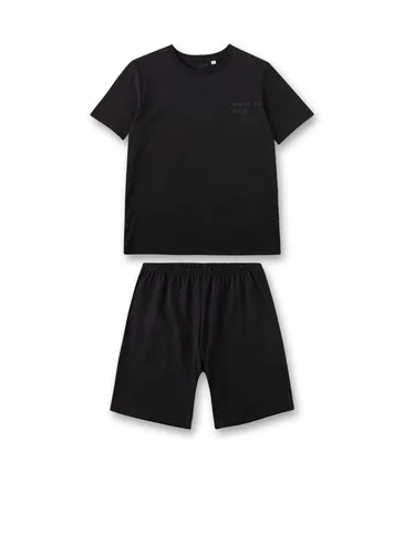 Sanetta Jungen-Schlafanzug kurz Dunkelblau | Hochwertiger