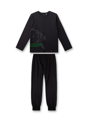 Sanetta Jungen-Schlafanzug lang Dunkelblau | Hochwertiger
