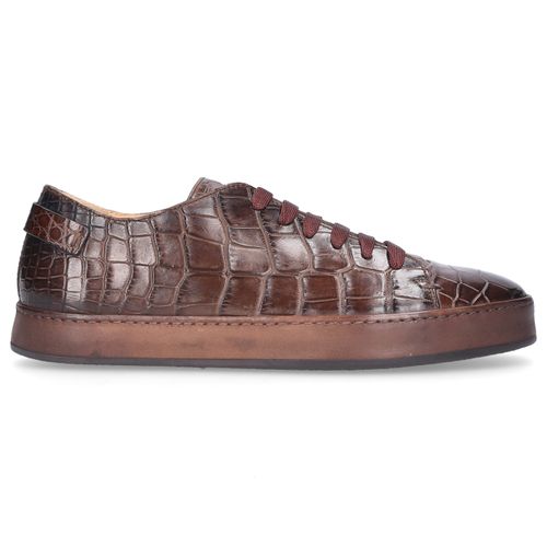 Santoni Low-Top Sneakers 20756 crocodile leather - Men