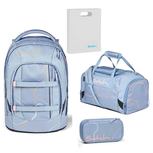Satch Pack Schulrucksack-Set 4tlg Vivid Blue