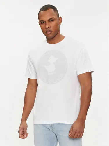 Save The Duck T-Shirt DT1716M BESY18 Weiß Regular Fit