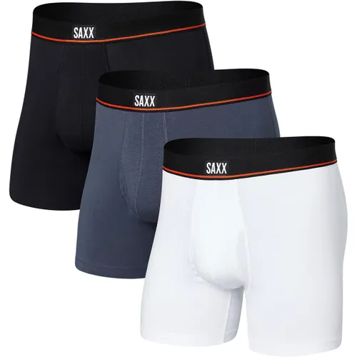 Saxx Underwear Herren Non-Stop Stretch Cotton 3er Pack Boxer