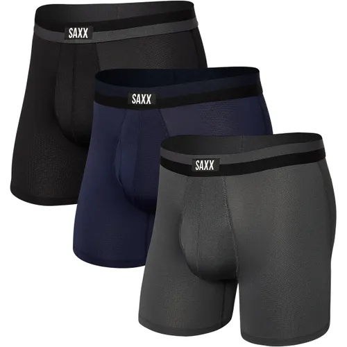 Saxx Underwear Herren Sport Mesh 3er Pack Unterhosen