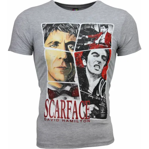 Scarface Rahmen Druck - Herren T-Shirt - 2008G Local Fanatic