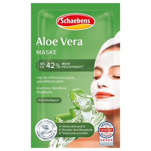 Schaebens - Aloe Vera Maske Feuchtigkeitsmasken 10 ml