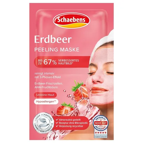 Schaebens - Erdbeer Peeling Maske Mitesser Masken
