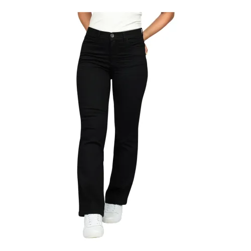 Schicke Towson Black Jeans mit Weiten Beinen 2-Biz