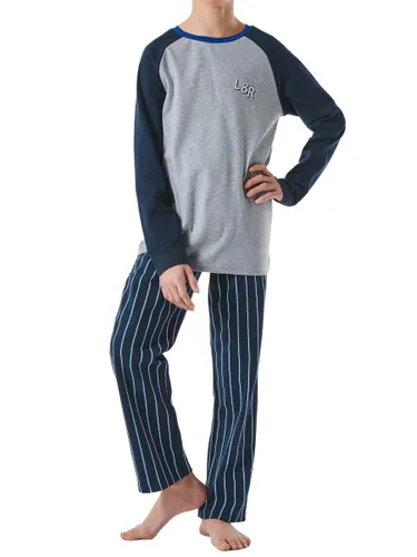 Schiesser Jungen Langer Schlafanzug-Organic Cotton Pyjamaset