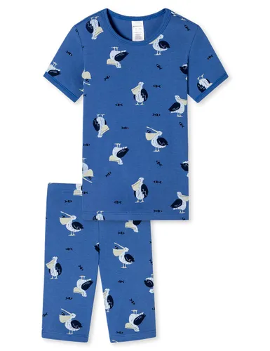 Schiesser Jungen Schlafanzug Set Pyjama Kurz - 100% Organic