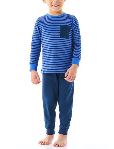 Schiesser Jungen Schlafanzug Set Pyjama lang-100% Organic