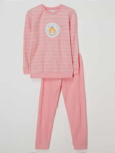 Schiesser Pyjama mit 'Prinzessin Lillifee©'-Print in Rosa