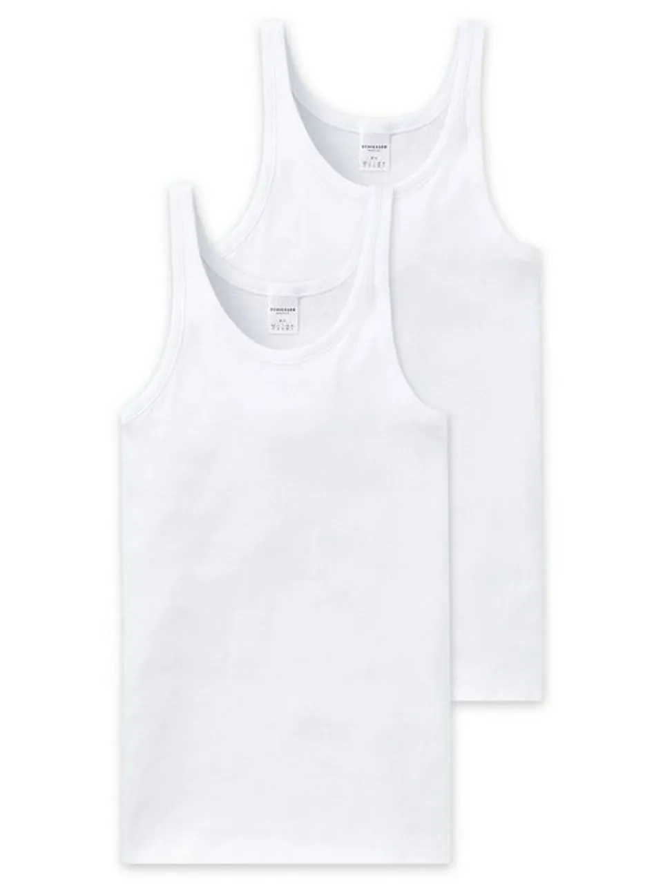 Schiesser Tanktop Essentials (2-tlg) Tank-top unterhemd unterzieh-shirt