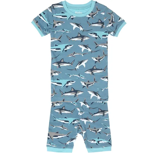 Schlafanzug SNEAK AROUND SHARKS in blau