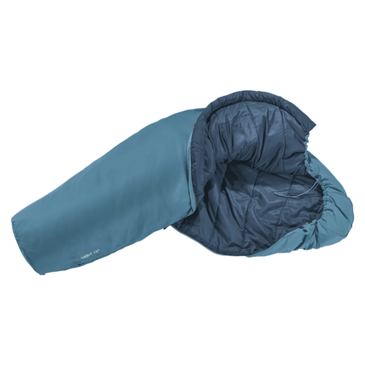 Schlafsack DEUTER "Orbit +5" Schlafsäcke Gr. B/L: 74 cm x 208 cm, mit Reißverschluss, blau (atlantic, ink) Schlafsäcke