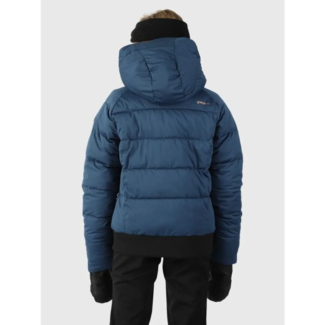 Schneejacke BRUNOTTI "Suncrown Girls Snow Jacket - für Kinder" Gr. 152, blau (night blue) Kinder Jacken Schneeanzüge