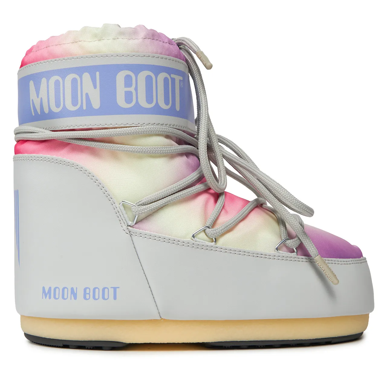 Schneeschuhe Moon Boot Low Tie Dye 14094200002 Glacier Grey 002