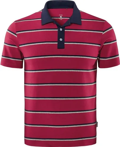 SCHNEIDER Sportswear Poloshirt MICELM-Polo DUNKELBLAU/REDWINE