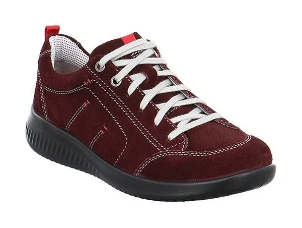 Schnürschuh JOMOS "Allegra 2020" Gr. 36, rot (weinrot) Damen Schuhe Classic Schnürschuhe