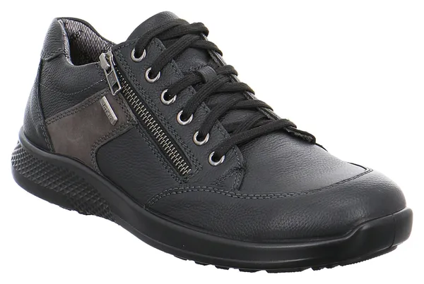 Schnürschuh JOMOS "CAMPUS" Gr. 39, grau (schwarz, dunkelgrau) Herren Schuhe Schnürschuhe