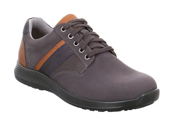 Schnürschuh JOMOS "CAMPUS" Gr. 40, grau (grau, braun) Herren Schuhe Damen Outdoor-Schuhe