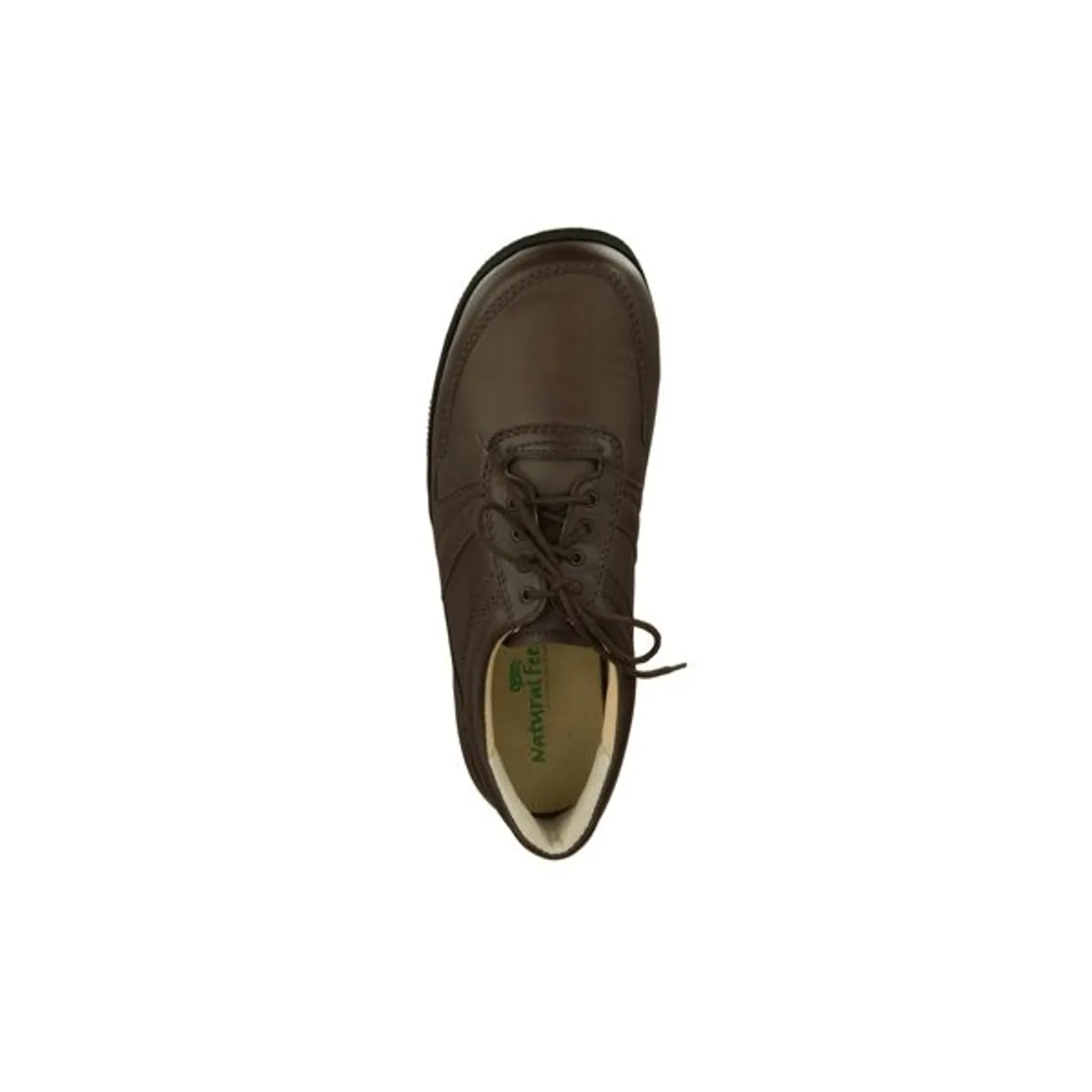 Schnürschuh NATURAL FEET "Karsten XL" Gr. 43, braun (dunkelbraun) Herren Schuhe Schnürschuh Schnürhalbschuhe