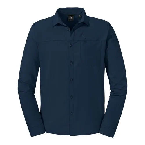 Schöffel Treviso Shirt M Langarmhemd Herren dunkelblau