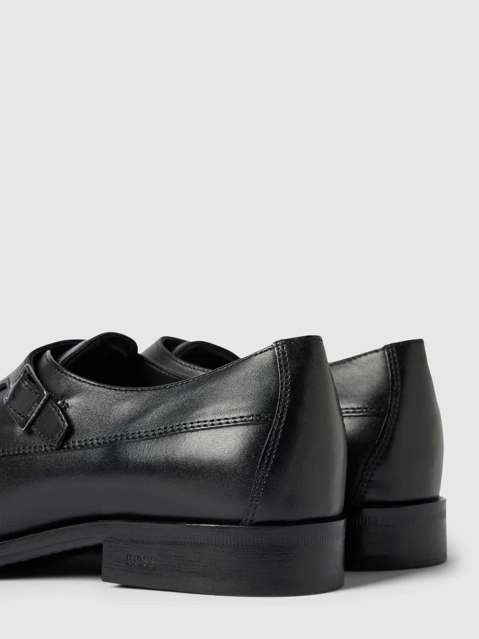 Schuh aus Leder mit Monk Straps Modell 'Colby'