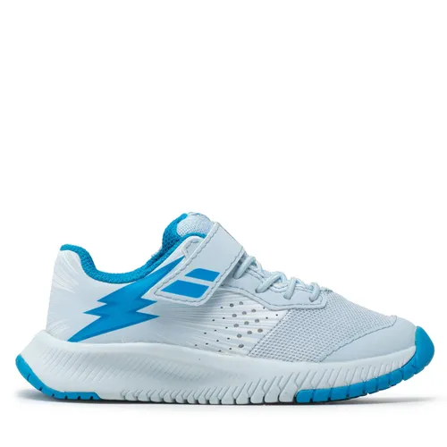Schuhe Babolat Pulsion All Court Kid 32F21518 White Ilussion Blue