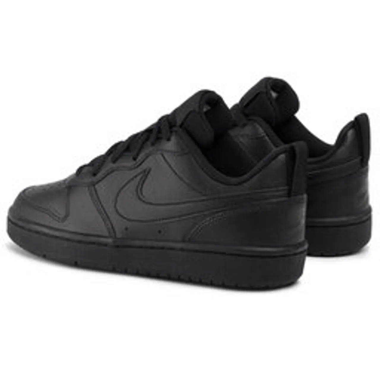 Schuhe Nike Court Borough Low 2 (GS) BQ5448 001 Black/Black/Black