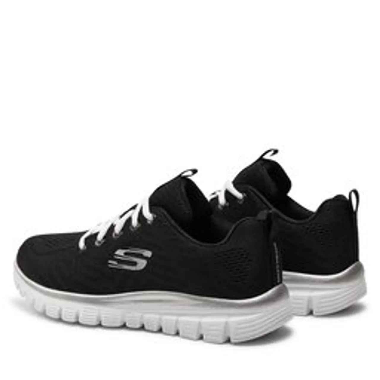 Schuhe Skechers Get Connected 12615/BKW Black/White