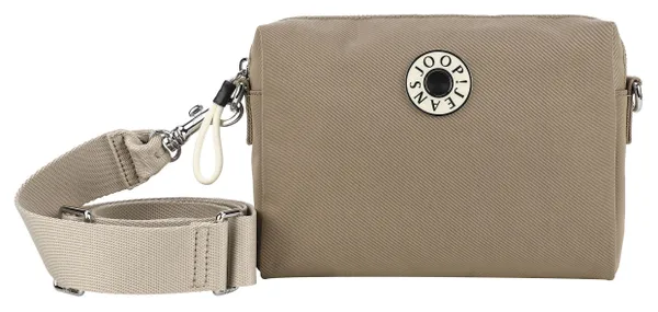 Schultertasche JOOP JEANS "Giocoso Loretta Shoulderbag" Gr. B/H/T: 22 cm x 15 cm x 4 cm, beige (sahara) Damen Taschen Handtaschen