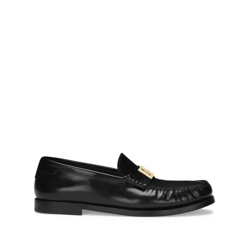Schwarze flache Schuhe für Frauen Dolce & Gabbana