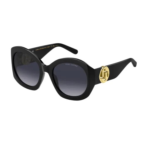 Schwarze/Graue Sonnenbrille Marc Jacobs
