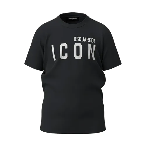 Schwarze Icon T-shirts und Polos Dsquared2