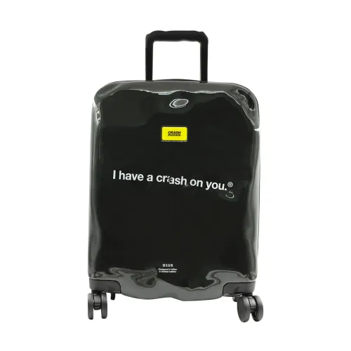 Schwarze Koffer mit Innentaschen Msgm
